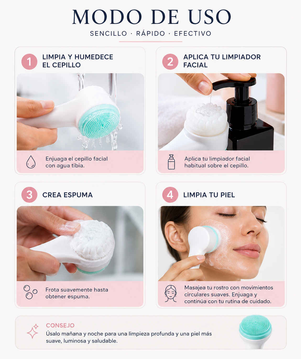 Vyloxx Silicone Cleansing Brush