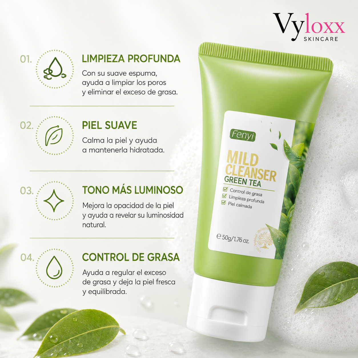 Vyloxx limpiador facial